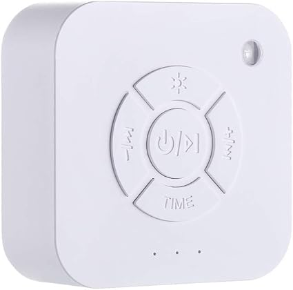 Elecdon White Noise Sound Machine, High Fidelity 9 Natural And Soothing Sounds Sleep Portable Therapy Machine With Baby Night Light For Home, Baby, Travel