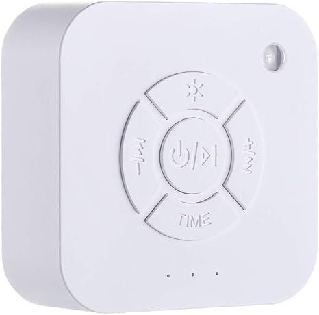 Elecdon White Noise Sound Machine, High Fidelity 9 Natural And Soothing Sounds Sleep Portable Therapy Machine With Baby Night Light For Home, Baby, Travel
