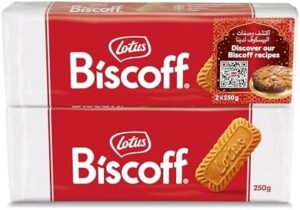 Lotus Biscoff | Caramelized Biscuit Cookies | 250g each | Pack of 2