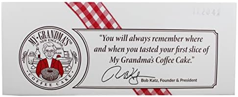 My Grandma's New England Blueberry Coffee Cake - Moist and Flavorful Coffee Cake - Maple Sweetened Cake for Special Occasions - 1.75 Pound (My Grandma's Blueberry Coffee Cake)