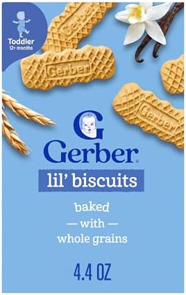 Gerber Lil Biscuits, 126 gm