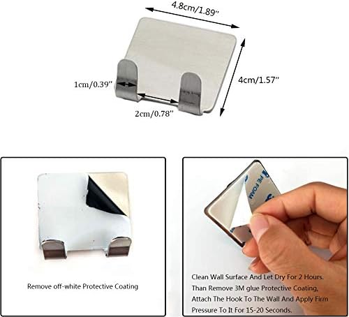 XoYo-Fogless Shower Mirror (11inX7.48in), Anti-Fog Shower Mirror, Shower Makeup Shave Mirror, Frameless Shower Mirror, Wall Hanging Mirror (Large, Shaver Hook)