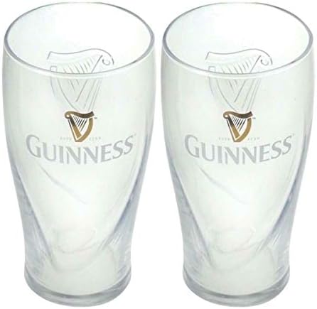Guinness Guinness Logo Unisex Pint Glass Transparent, Glass,