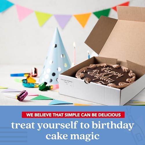 David’s Cookies Chocolate Fudge Cake 7” - Delicious Birthday Cakes and Treats for Delivery - Fresh Bakery Dessert, Delivered Frozen in Dry Ice - Great Birthday Party Gift Idea for Women, Men and Kids
