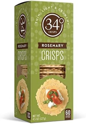 34 Degrees Crispbread Rosemary 4.5 Oz
