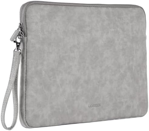 UGREEN Laptop Sleeve 13-13.9'' Shockproof and Waterproof Leather Laptop Case Portable Notebook Sleeve 13 Inch Notebook Protective Case Cover Fit for MacBook Pro Lenovo IdeaPad ThinkPad Dell Latitude