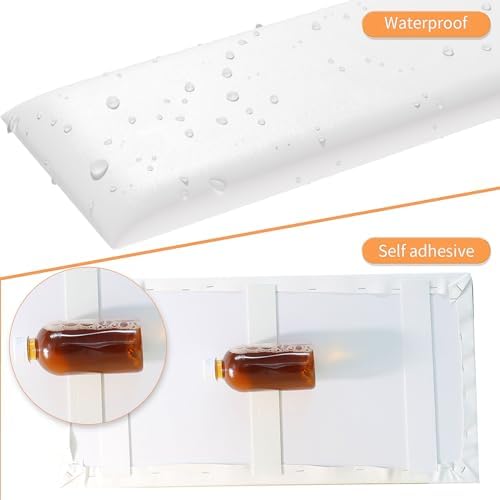 Modern White 7.8 IN x 15.7 IN Headboard Panel for Wall, 4 Pack - Artificial Leather, Self-Adhesive, Easy to Clean, Wall Mount