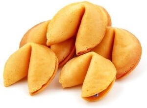 Sky Ecommerce | Fortune Cookies 100Pk | Premium USA Baked, Bulk Fortune Cookies Individually Wrapped, Fortune Cookie Rounds, Fresh Cookies, Chinese Fortune Cookies, Chinese New Year Snacks