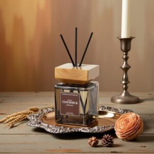 200ml Premium Oud & Agarwood Reed Diffuser | Long-Lasting Home Fragrance | Natural Essential Oil Room Scent | Elegant Aromatherapy for Bedroom, Living Room & Office