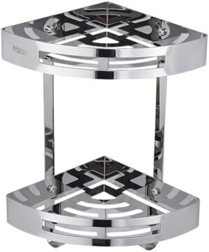 Bathroom Shelves SUS 304 Stainless Steel Shower Caddy Shelf Wall Mounted Shower Rack Corner Shower Organizer