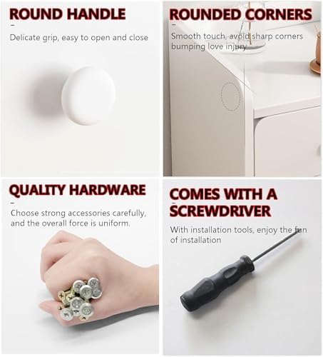 SLEEPHEAD®Multi-Functional Nightstand, Single Drawer, 20cm widthMini Storage Cabinet, Simple Bedside Cabinet, Suitable for Bedroom, Next to The Sofa, Living Room