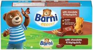 Barni Cake With Chocolate Filling 30G, Pack Of 12