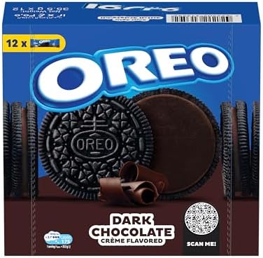OREO Dark Chocolate Cookies Sandwich Biscuits 12x35.5g
