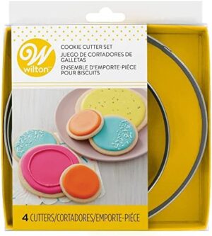 Wilton Circles Nesting Cookie Cutters Set, Silver, Wt-2308-0914, Set Of 4