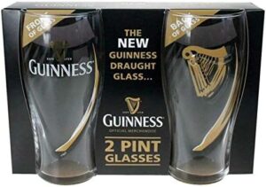 Guinness Guinness Logo Unisex Pint Glass Transparent, Glass,
