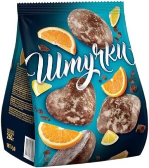 GINGERBREADS WITH CHOCOLATE, CANDIED PEELS ORANGE AND LEMON 250G