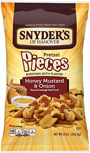 S-L Snacks National Snyder's of Hanover Pretzel Pieces, Honey Mustard and Onion , 8.0 oz
