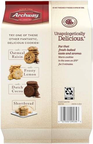 Archway Cookies, Crispy Gingersnaps Cookies, 12 Ounce