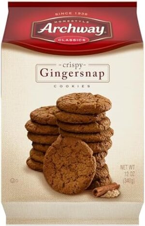 Archway Cookies, Crispy Gingersnaps Cookies, 12 Ounce