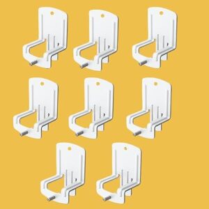 Homdock Set of 8 Anti-Slip Mattress Gaskets-None Slip Mattress Gripper/Anti-Slip Baffle to Keep Mattress in Place/Elegant White Finished