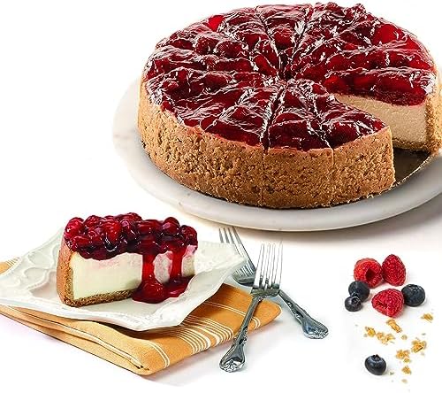 David's Cookies Strawberry Cheesecake 10" - Delicious Gourmet Food Dessert Made with Fresh Ingredients - Great For Sharing, Surprise Gift For Your Friends And Family