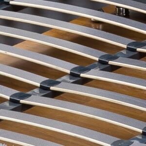 Sprung Wooden Slats Parts Replacement Slats Repair For Slatted Frame Bed Frames Lattenroste Bed Frames (74.5x5x0.8cm)