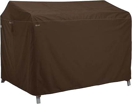 Classic Accessories 55-831-016601-RT Madrona Rainproof 78 Inch Patio Canopy Swing Cover, Dark Cocoa