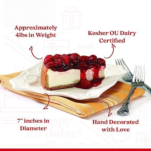 David's Cookies Strawberry Cheesecake 10" - Delicious Gourmet Food Dessert Made with Fresh Ingredients - Great For Sharing, Surprise Gift For Your Friends And Family