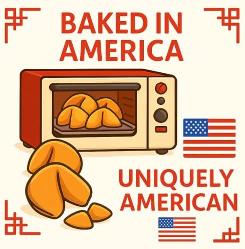 Sky Ecommerce | Fortune Cookies 100Pk | Premium USA Baked, Bulk Fortune Cookies Individually Wrapped, Fortune Cookie Rounds, Fresh Cookies, Chinese Fortune Cookies, Chinese New Year Snacks