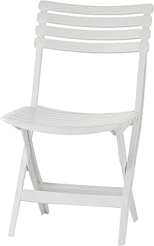 Cosmoplast Folding Chair, White