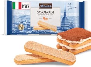 Maestro Massimo Savoiardi Ladyfingers - Classic Italian Lady Finger Cookies for Tiramisu, Premium Lady Fingers for Cake, Desserts & Pastries 7.05 oz (200 gr), Pack of 1