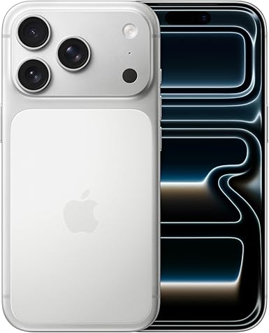 Apple iPhone 17 Pro 256 GB: 6.3-inch Display with ProMotion up to 120Hz, A19 Pro Chip, Breakthrough Battery Life, Pro Fusion Camera System with Center Stage Front Camera; Silver