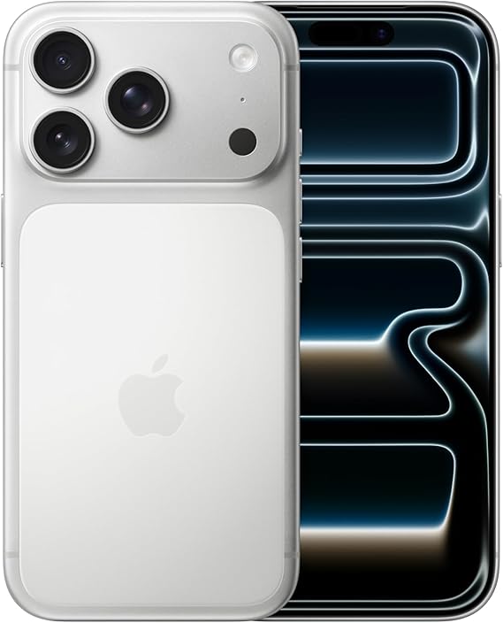 Apple iPhone 17 Pro 256 GB: 6.3-inch Display with ProMotion up to 120Hz, A19 Pro Chip, Breakthrough Battery Life, Pro Fusion Camera System with Center Stage Front Camera; Silver