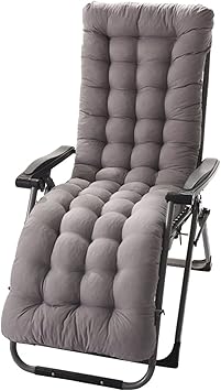 Patio Chaise Lounger Cushion, Premium Tufted Pads Non Skid Slip Backed Set of Upper And Lower, Indoor/Outdoor Chaise Lounger Cushionssoft Chaise Lounger Swing Bench Cushion