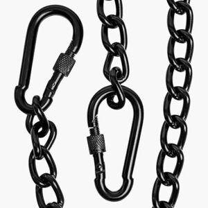 Hanging Chair Chain, Punching Bag Chain with Two Carabiners 2 Pack