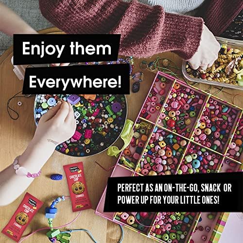 Freakin Healthy Chocolate Chip Cookies 336g, Pack of 12, Soft Baked Biscuits, Made with Raw Choco, Plant Based Kids Snacks, Launch box friendly treat