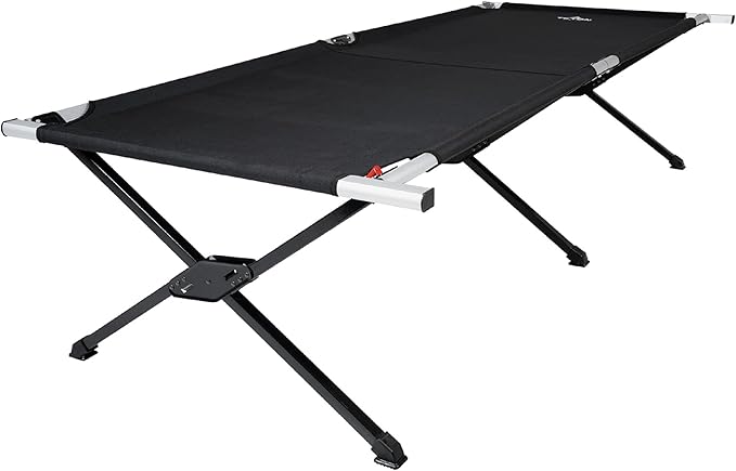 TETON Sports Camp Cot; Finally, a Cot that Brings the Comfort of Home to the Campsite; Camping Cots for Adults; Easy Set Up; Storage Bag Included