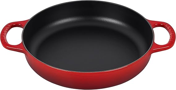 Le Creuset Signature Cast Iron Everyday Pan, 11", Cerise