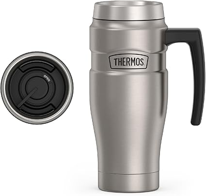 THERMOS STAINLESS STEEL VACUUM INSULATED STEEL MUG 470 ML, SK1000MS, TRAVEL MUG, THERMOS MUG, INSULATED TUMBLER