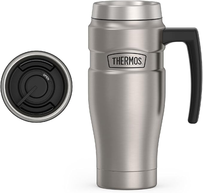THERMOS STAINLESS STEEL VACUUM INSULATED STEEL MUG 470 ML, SK1000MS, TRAVEL MUG, THERMOS MUG, INSULATED TUMBLER