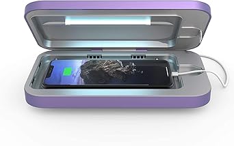 PhoneSoap 3.0 UV Sanitizer and Universal Phone Charger (Periwinkle 3.0, Single)