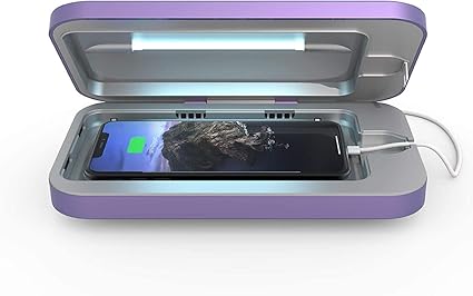 PhoneSoap 3.0 UV Sanitizer and Universal Phone Charger (Periwinkle 3.0, Single)