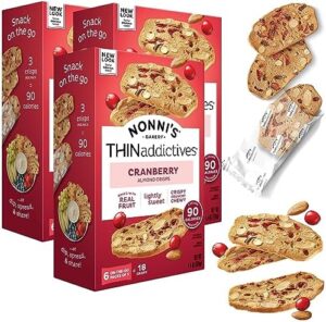 Nonni's Biscotti Crnbry Almd Thns 4.44 Oz