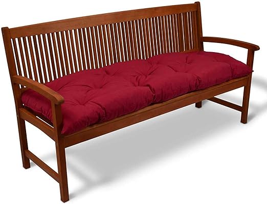Indoor/Outdoor Bench Cushion, 2-3 Seater Cotton Garden Furniture Cushion Thicken Comfortable for Bench Wicker Seat Chair Sofa Pads
