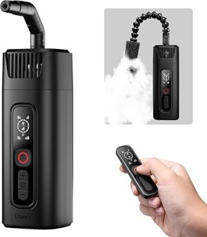 ULANZI FM01 FILMOG Ace Portable Fog Machine Battery Powered, Portable Smoke Machine Handheld Fog Machine w Remote Control Fogger for Photography, Outdoor Events, Parties, Stage Effects, Wedding