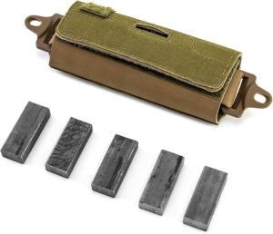 THE WHITE SHOP Helmet Counterbalance Weight Bag, Tactical Helmet Counterweight for Tactical Helmets/Helmet Accessories 5 metal weight block（Black, Mud color） (Color : Mud-color)