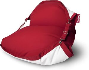 Fatboy Original Floatzac Floating Bean Bag, adjustable beanbag, Suitable for indoor and outdoor pool use, Water repellent fabric, Suitable for the Pool & Beach 185 x 134 cm (Red)