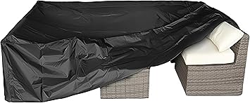 Patio Water Resistant Furniture Cover Set, Large - 98x78x32in