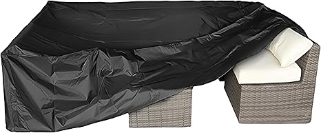 Patio Water Resistant Furniture Cover Set, Large - 98x78x32in