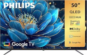 Philips 50 INCH QLED GOOGLE SMART TV 50PQT8169/56